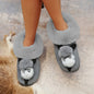 Ladies Home Shoes, Indoor Slippers, Cute Rabbit Plush Slippers
