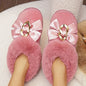 Ladies Home Shoes, Indoor Slippers, Cute Rabbit Plush Slippers